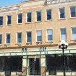 business brick facade washing